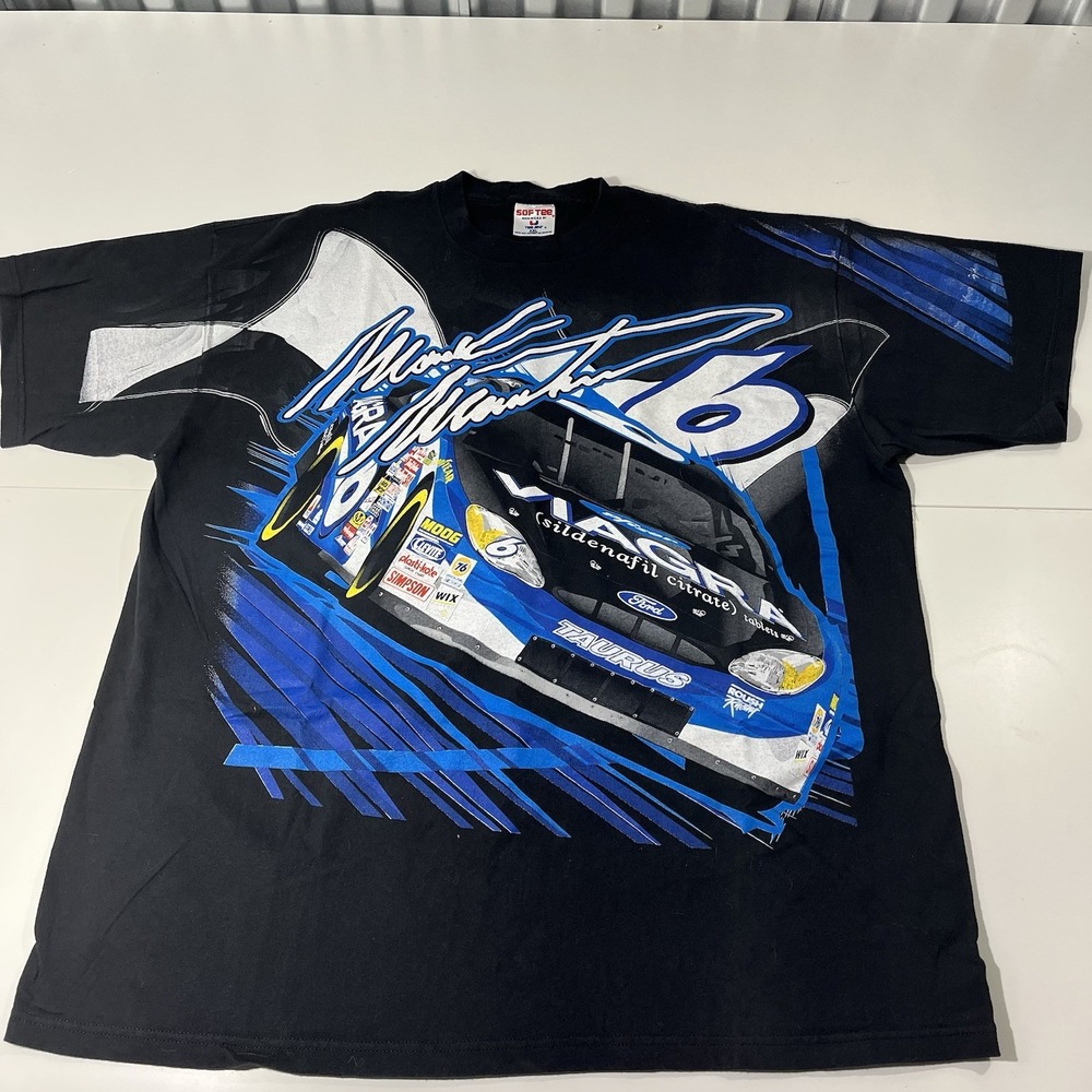 Vintage NASCAR Mark Martin #6 shirt black Size XXL